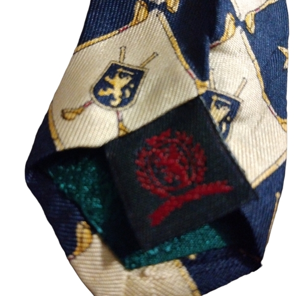 Tommy Hilfiger Italian Silk Tie Preppy, Regal, Office, Old Money, Academic - Picture 6 of 8